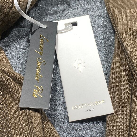 NWT Craft+Flow Brown Sweater Pullover Mens Size S Small - Picture 7 of 9